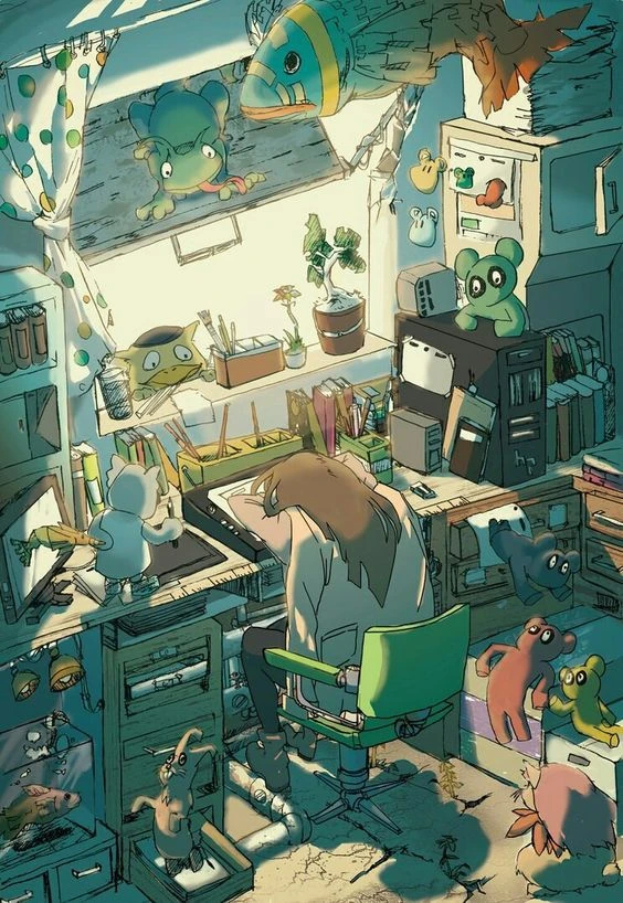 Nhân Vật Anime Chill