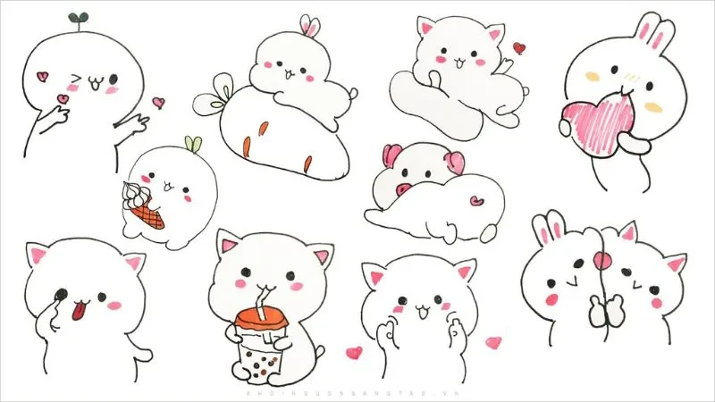 Hình vẽ dễ thương