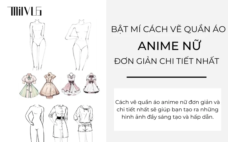Vẽ Quần Áo Anime Đơn Giản