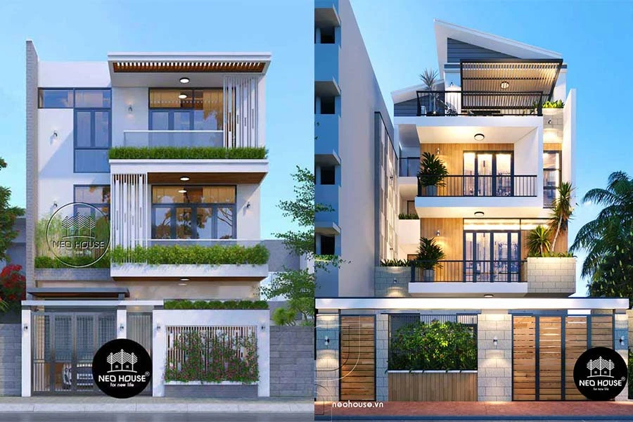 Mẫu Nhà Phố Nội Thất Cổ Điển