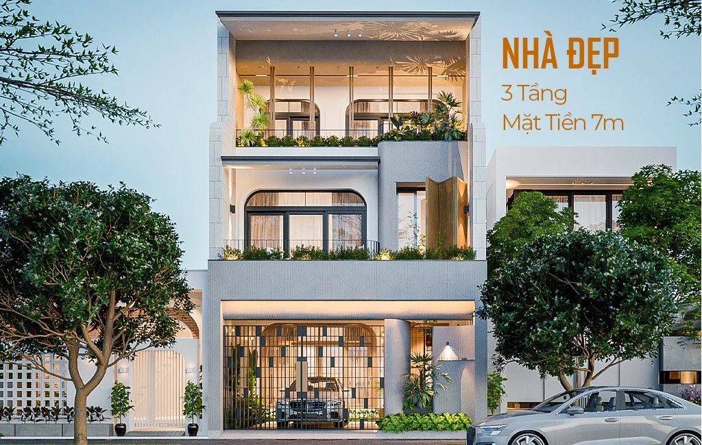 Mẫu Nhà 3 Tầng Hiện Đại