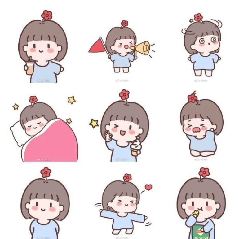 Sticker trang trí sách vở