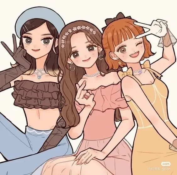 Hình ảnh kỷ niệm của nhóm bạn thân