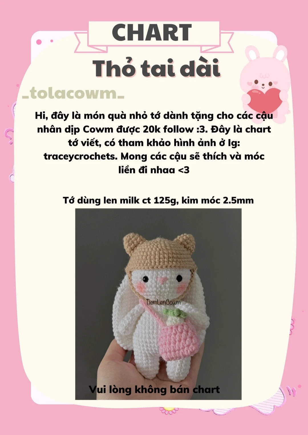 Nguyên liệu móc thỏ