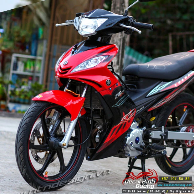 Tem xe Exciter 2010 đỏ đen