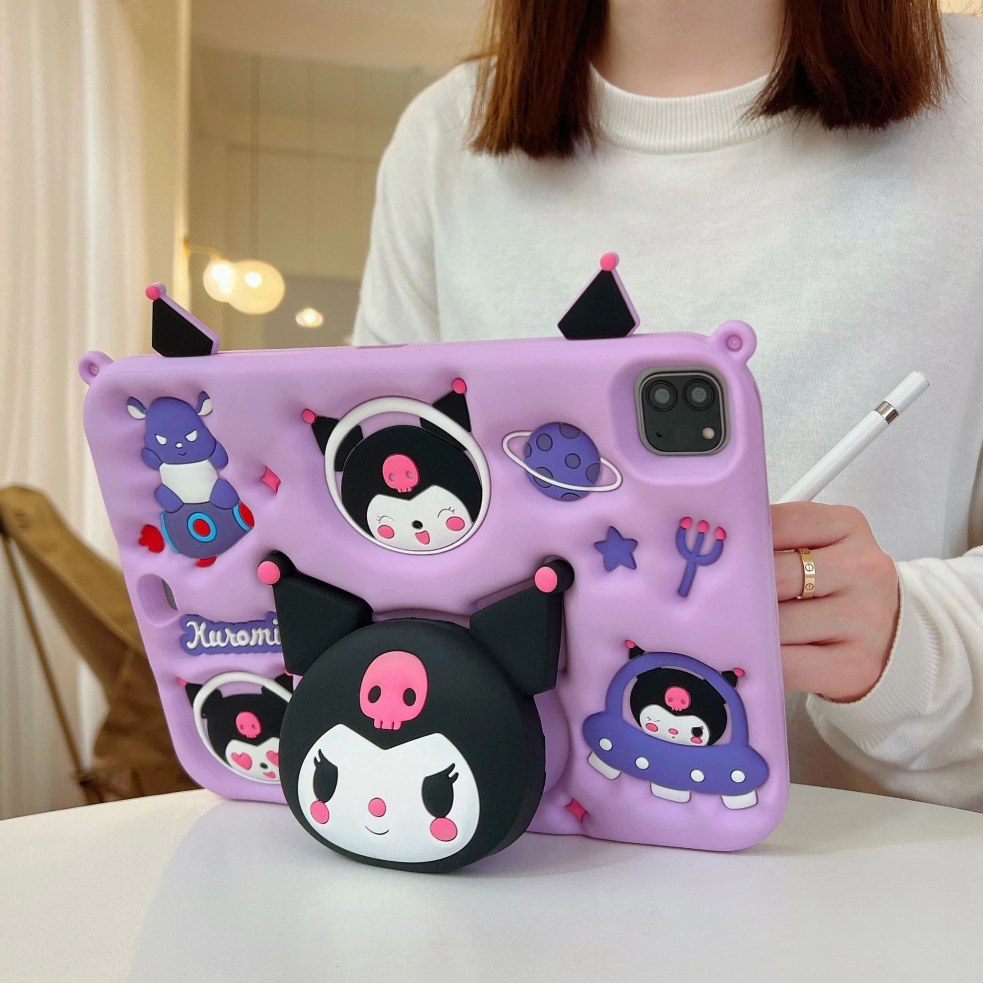 Kuromi iPad Case