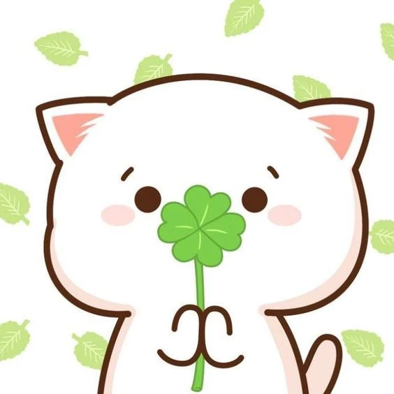 Hình nền cỏ 4 lá cute