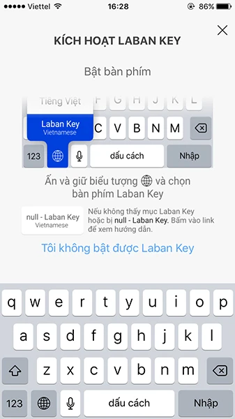 Hình ảnh minh họa sử dụng LaBan Key