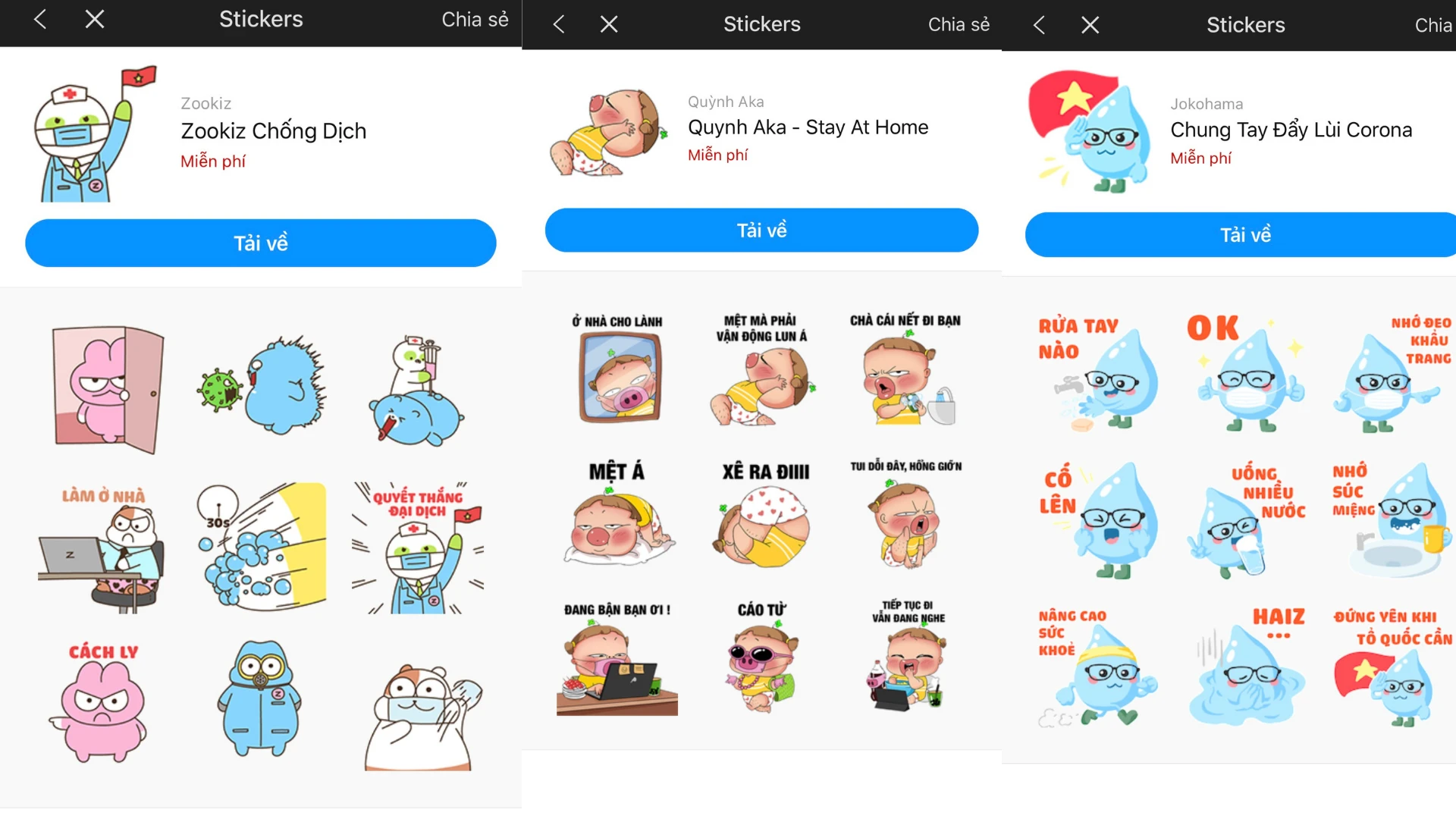 Hình dán trên mạng xã hội
