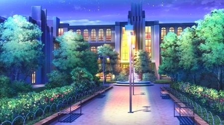 Kiến trúc trường học anime