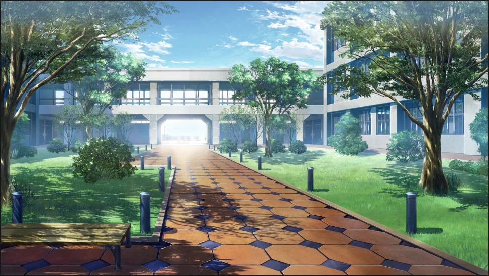 Sân trường anime