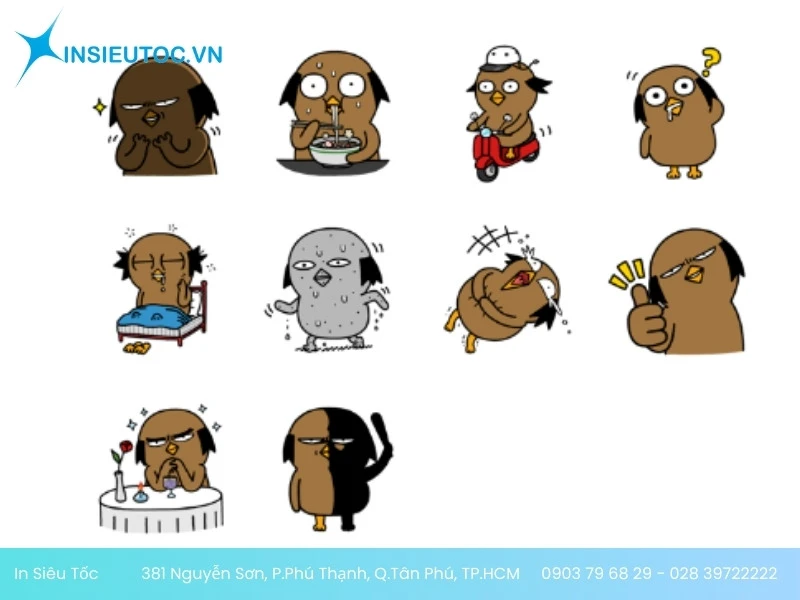 Sticker Zalo độc đáo