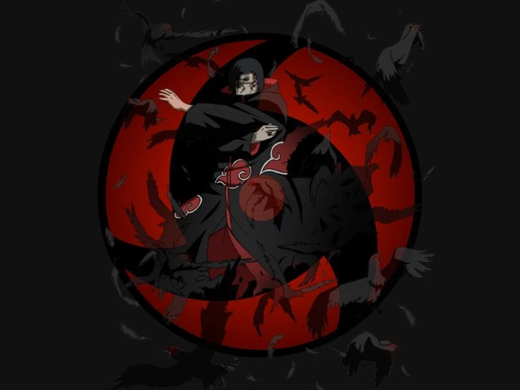 Hình nền Itachi Uchiha với Mangekyō Sharingan