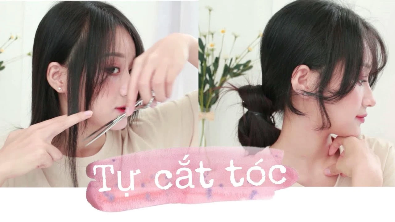 Tự cắt tóc mái tại nhà