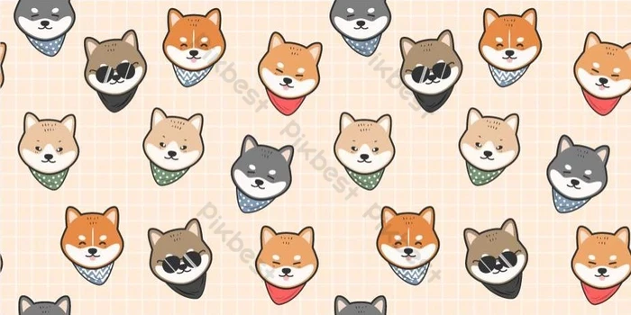 Chó hoạt hình Shiba Inu