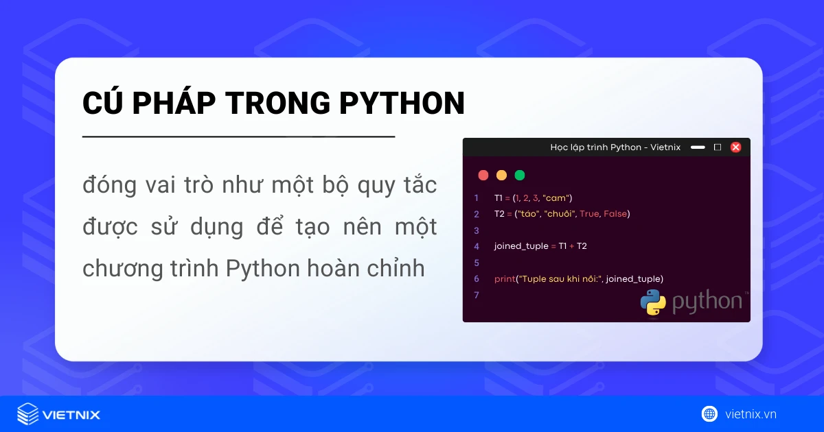 Cú pháp trong Python