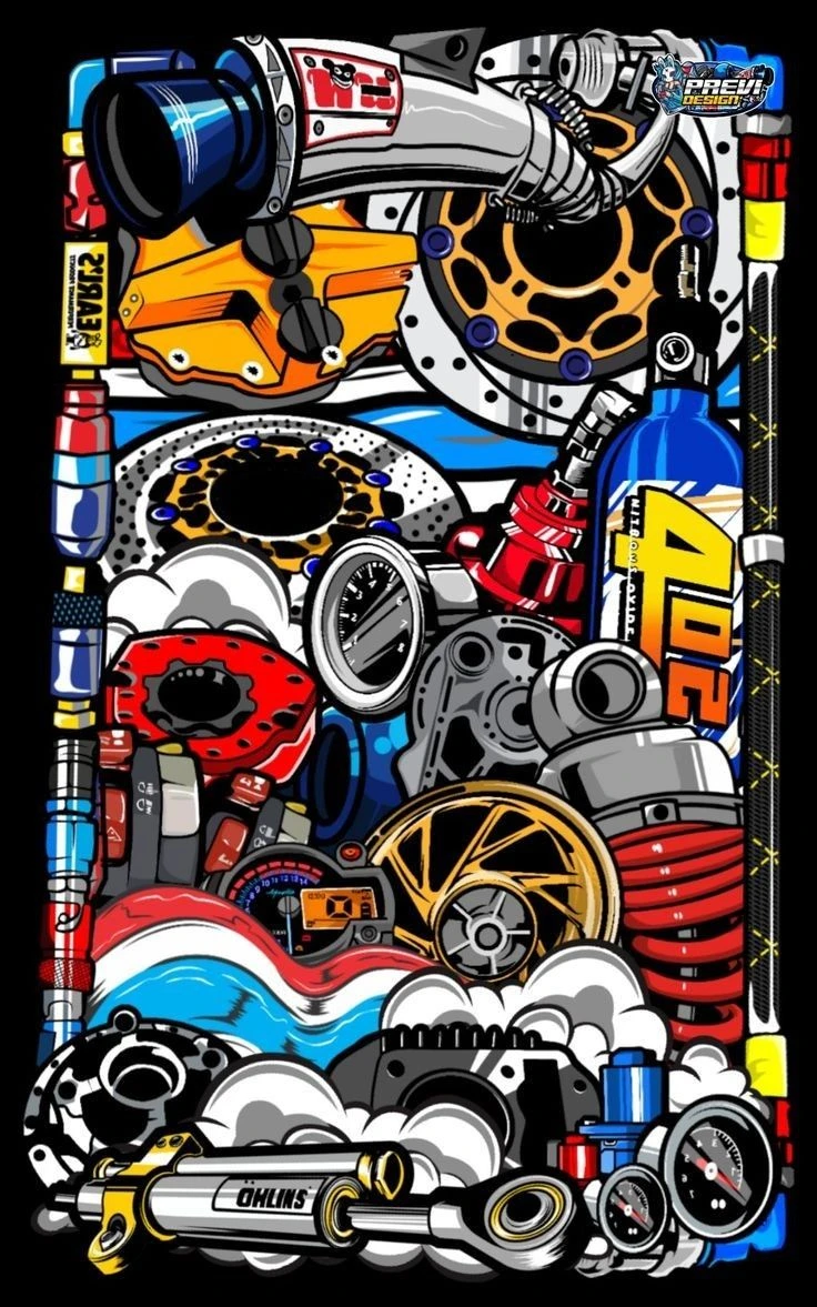 Hình nền graffiti xe