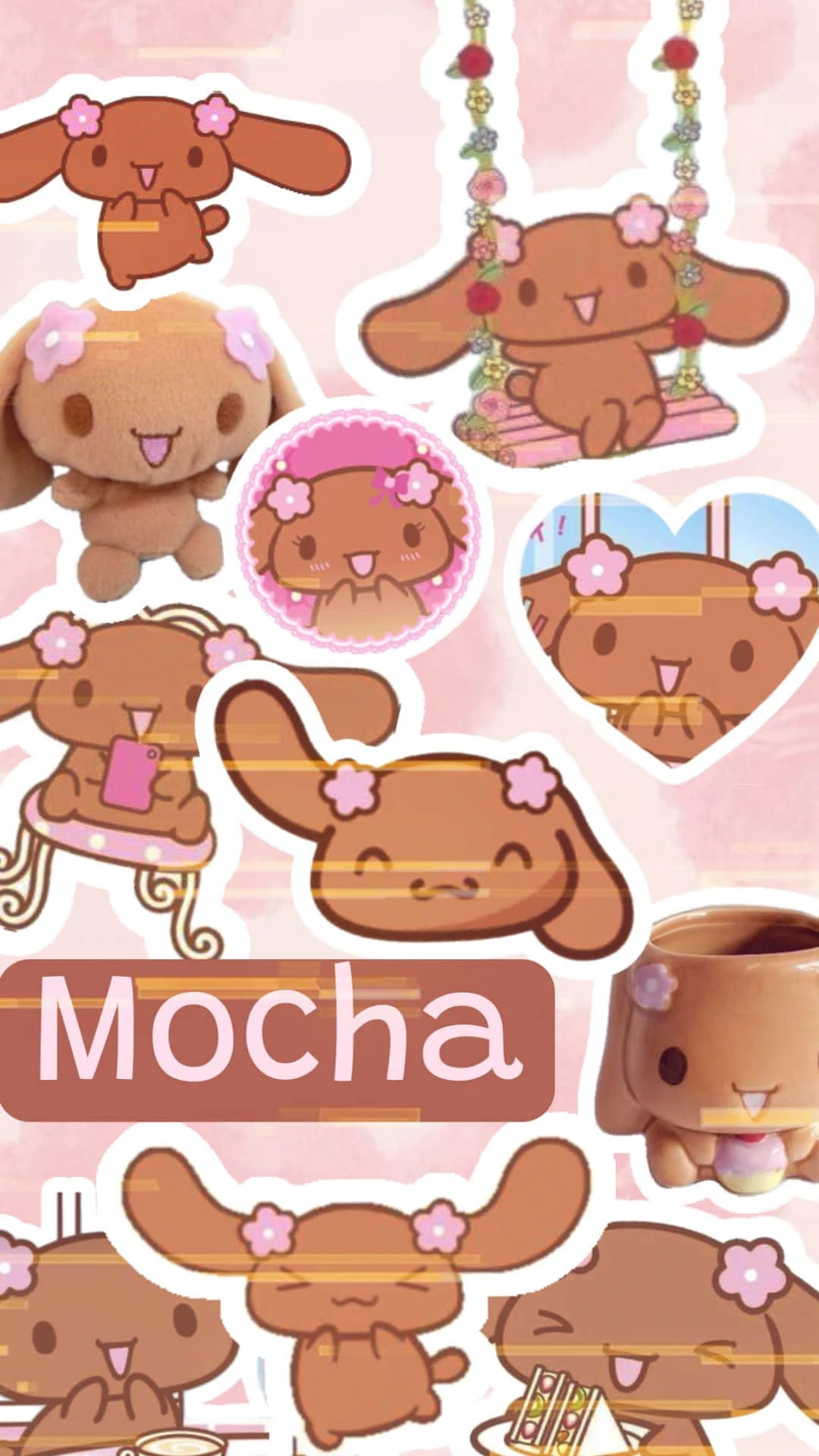 Hình nền Mocha đầy màu sắc