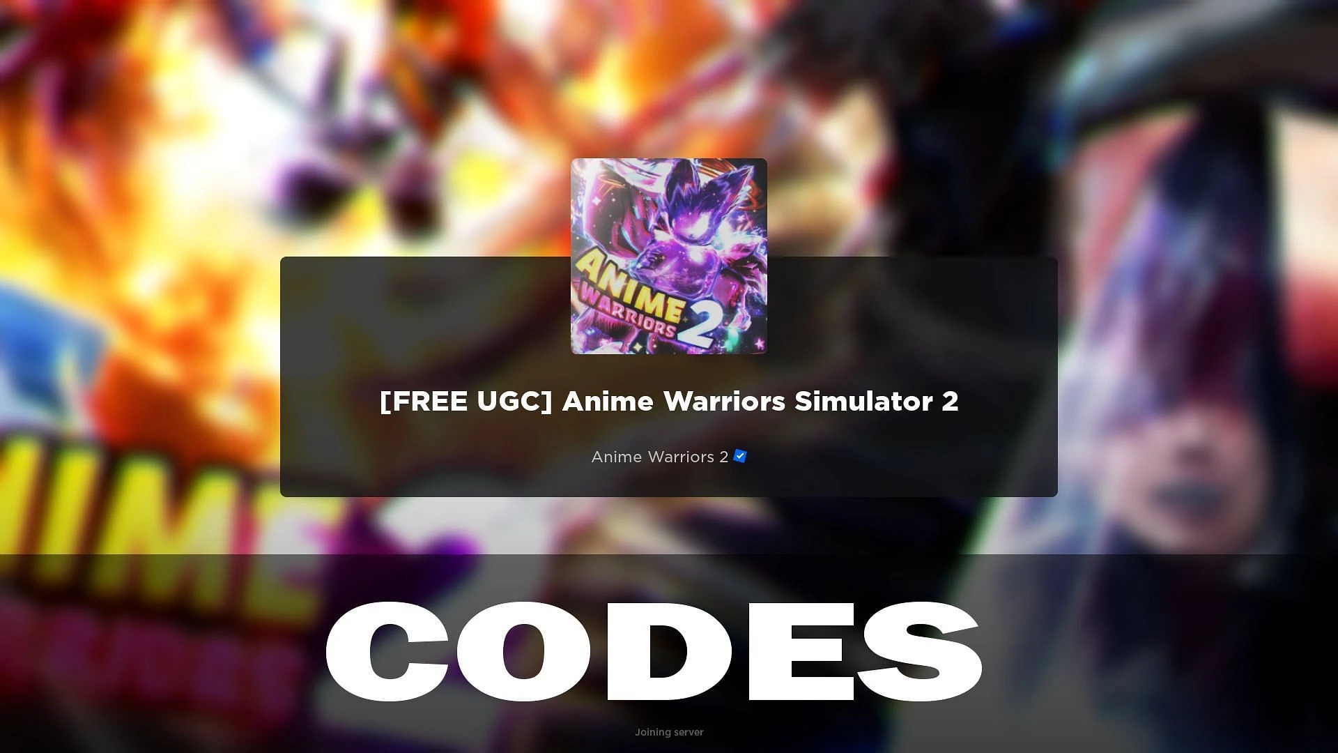 Anime Warriors Simulator Events