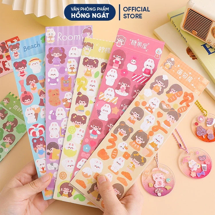 Sticker trang trí dễ thương