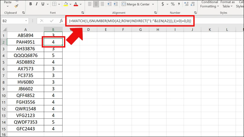 Định dạng số với dấu phẩy trong Excel