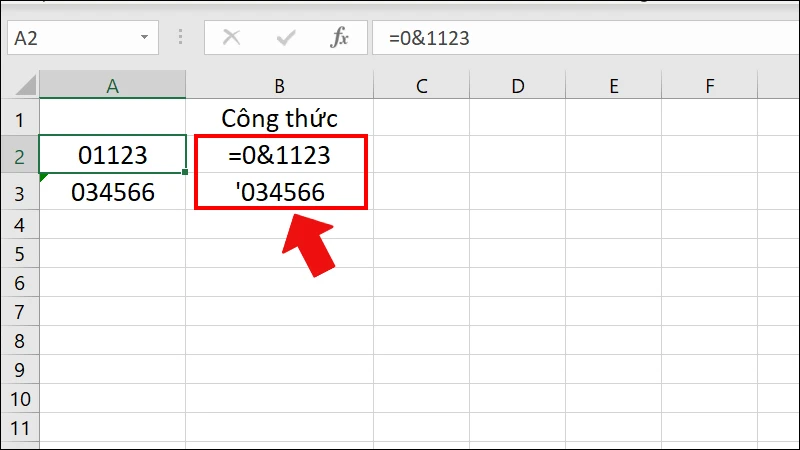 Định dạng số tùy chỉnh trong Excel