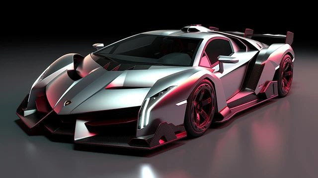 Lamborghini Veneno 3D Render