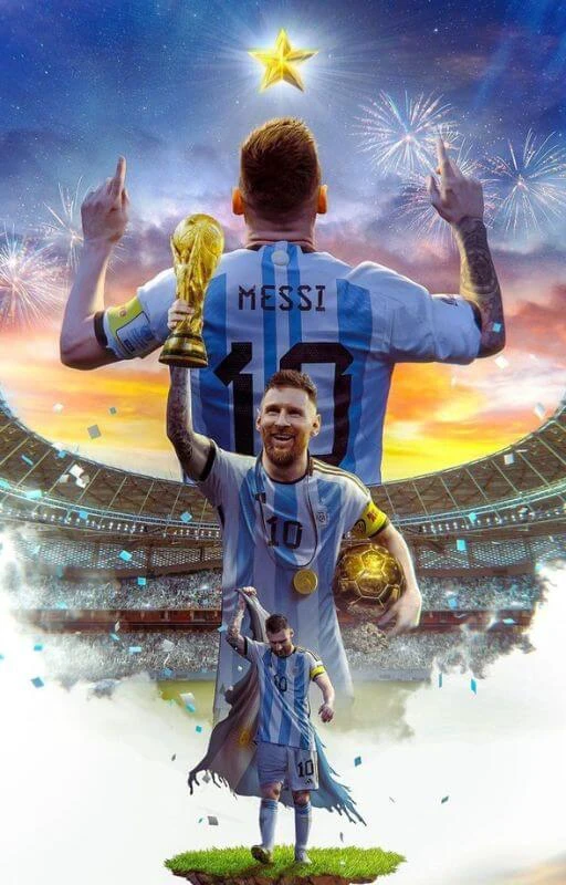 Hình ảnh Messi ngoài sân cỏ