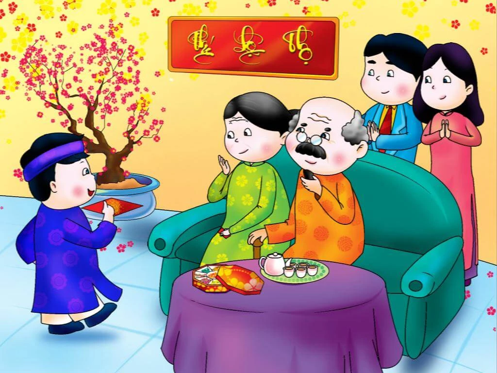Chúc Tết ông bà