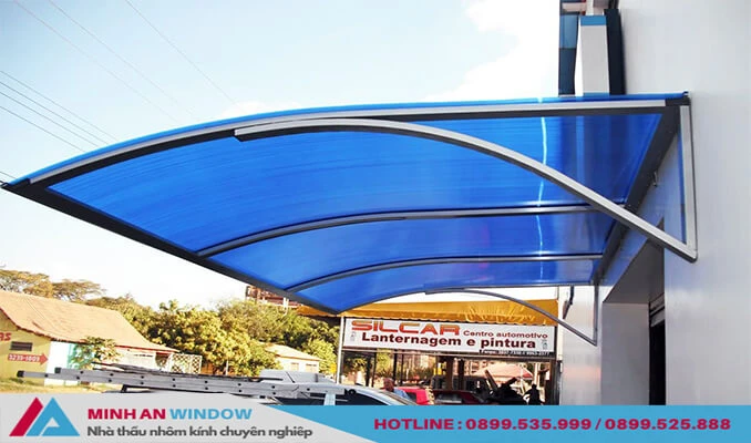 Mái vòm bằng nhựa polycarbonate
