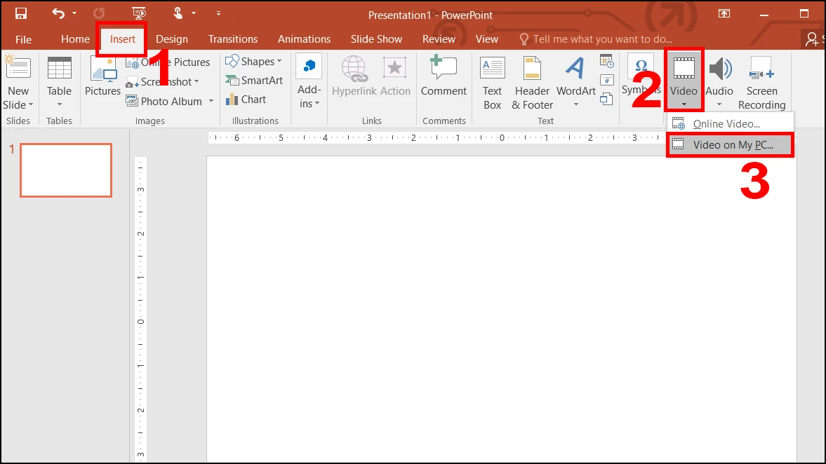 Hướng dẫn cắt video trong PowerPoint