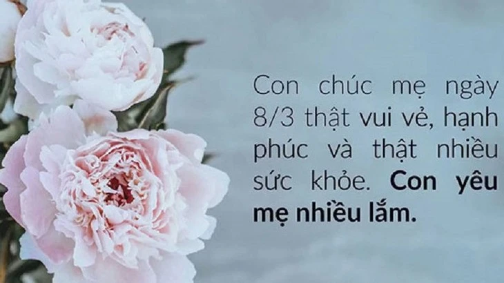 Lời chúc 8/3 cho mẹ chồng