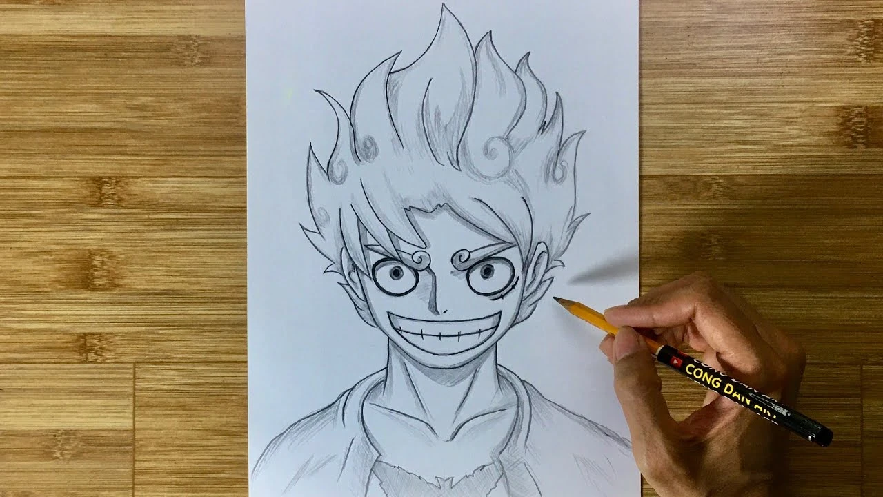 Luffy Gear 5 trong hoạt hình