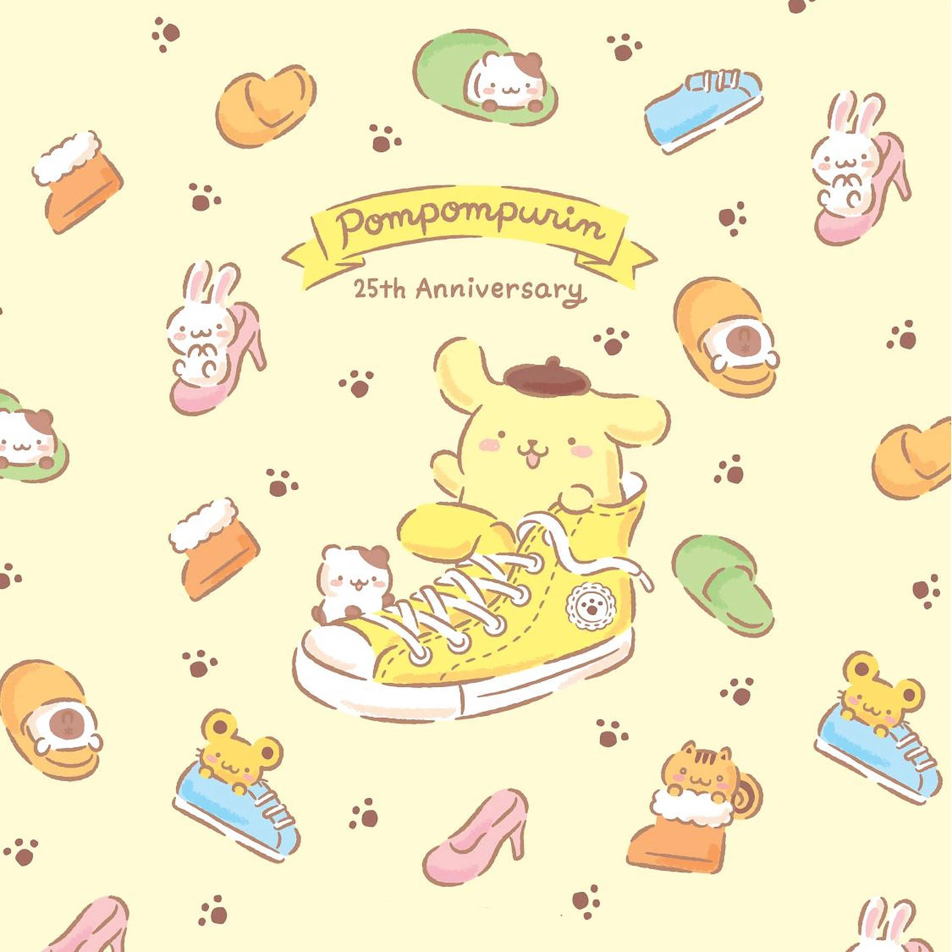 Pompompurin trong giày