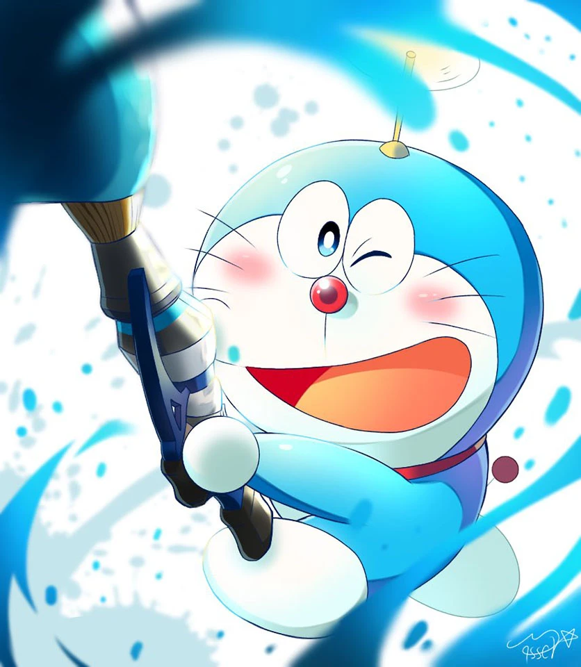 Doraemon và bánh ngọt