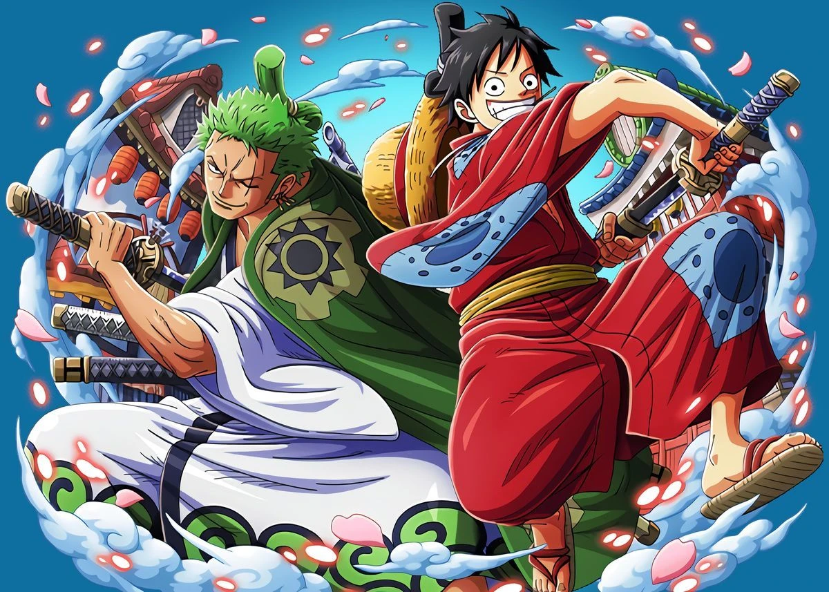Ảnh Luffy và Zoro