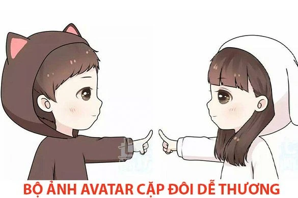 Avatar cặp đôi với thông điệp