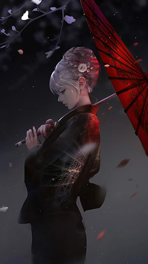 Hình ảnh anime nữ ngầu