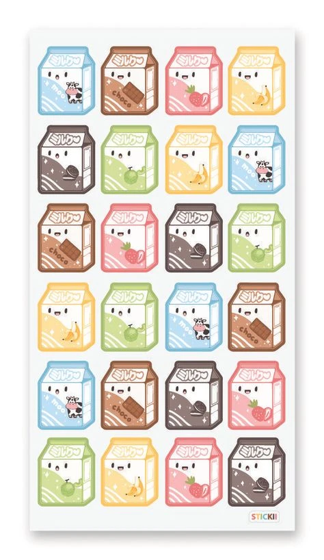 Hình ảnh hộp sữa cute