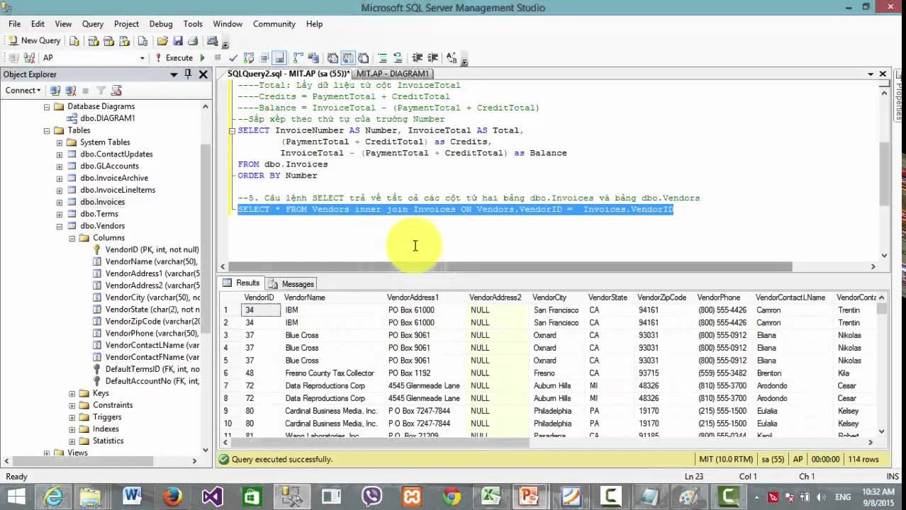 Chỉnh sửa dữ liệu trong SQL