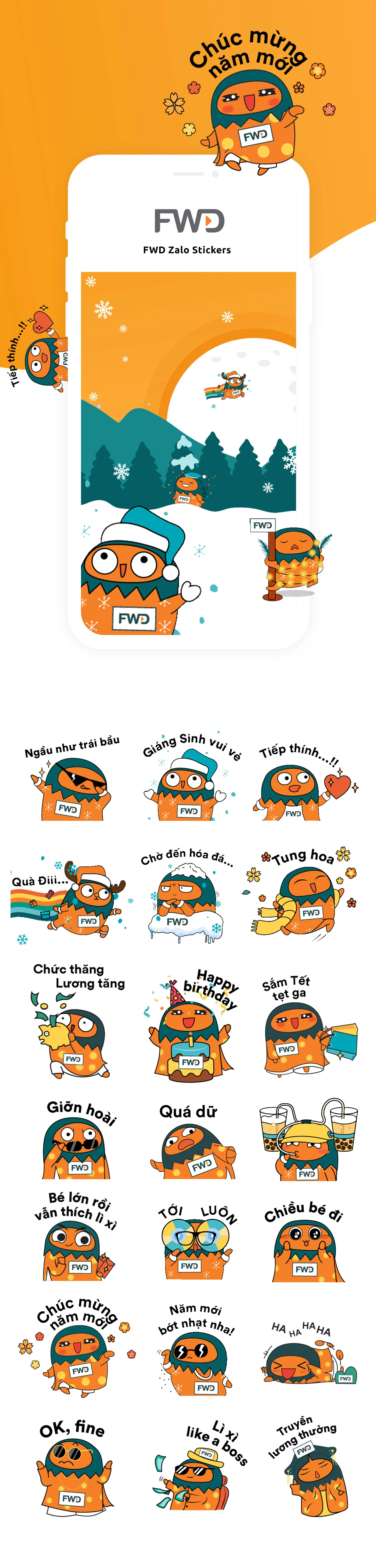 Sáng Tạo Với Hình Dán
