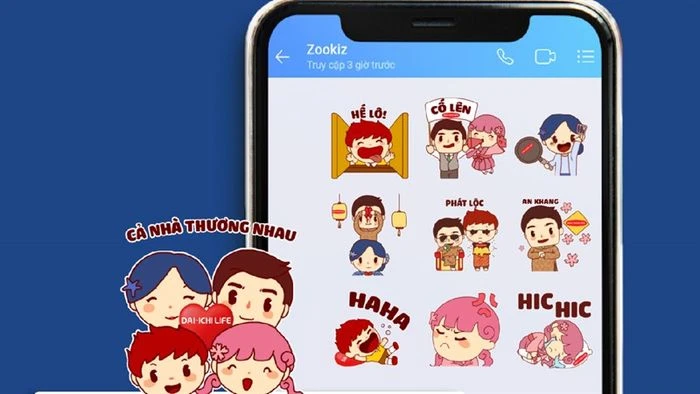Bộ Hình Dán Pikalong
