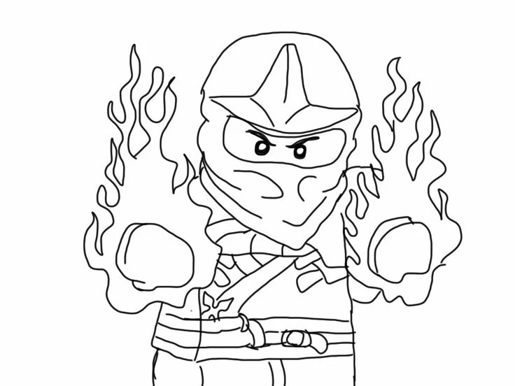 Tô màu ninja lửa