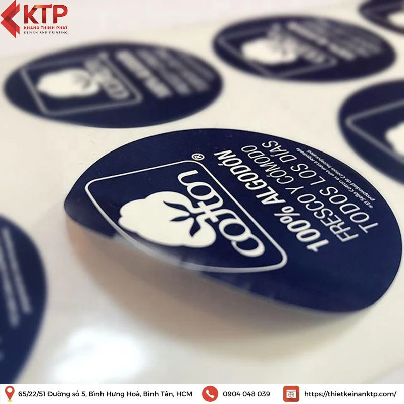 Decal nhựa mẫu