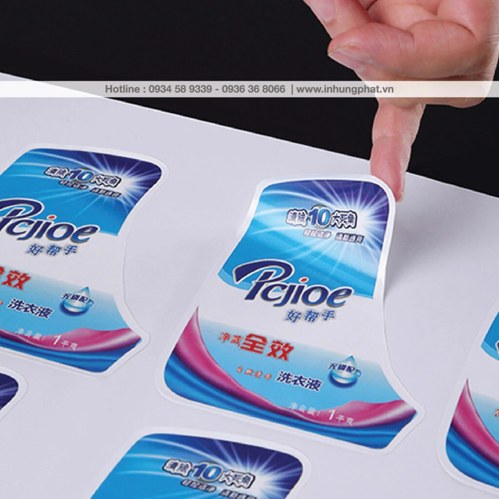 Tem nhãn decal nhựa