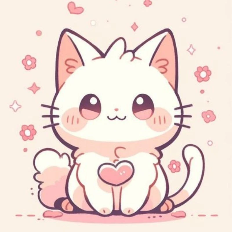 Avatar mèo chibi