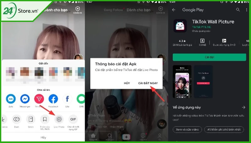 Lưu video TikTok