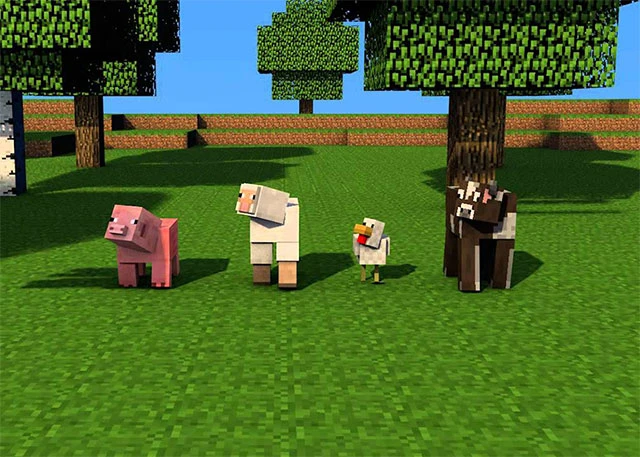 Động vật trung lập trong Minecraft