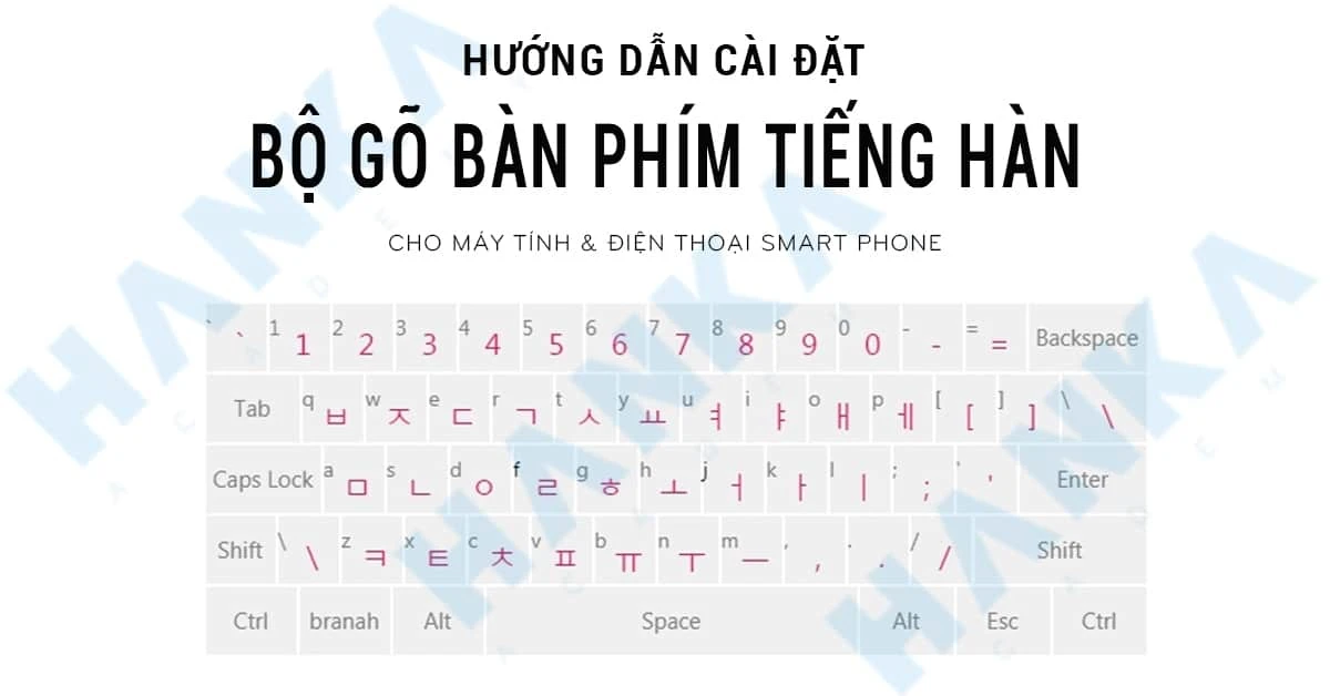 Hướng dẫn cài đặt bàn phím tiếng Hàn