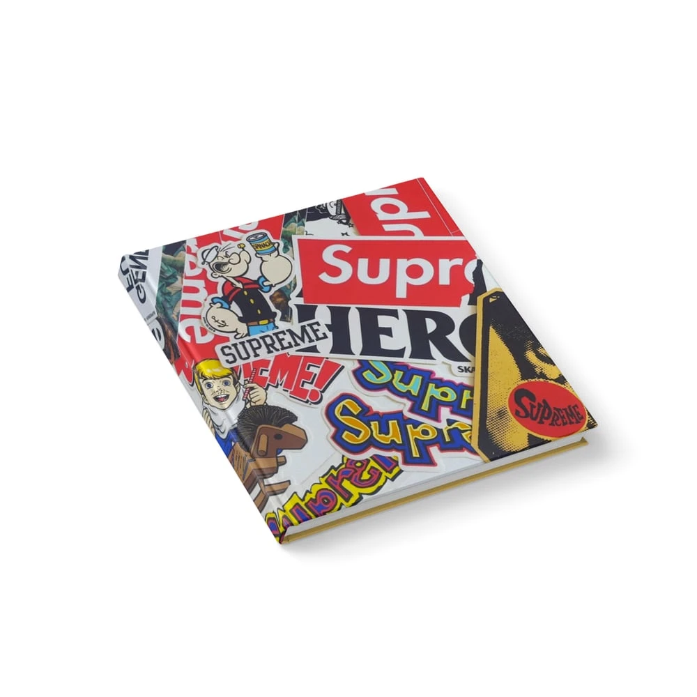 Sticker Supreme trên Laptop